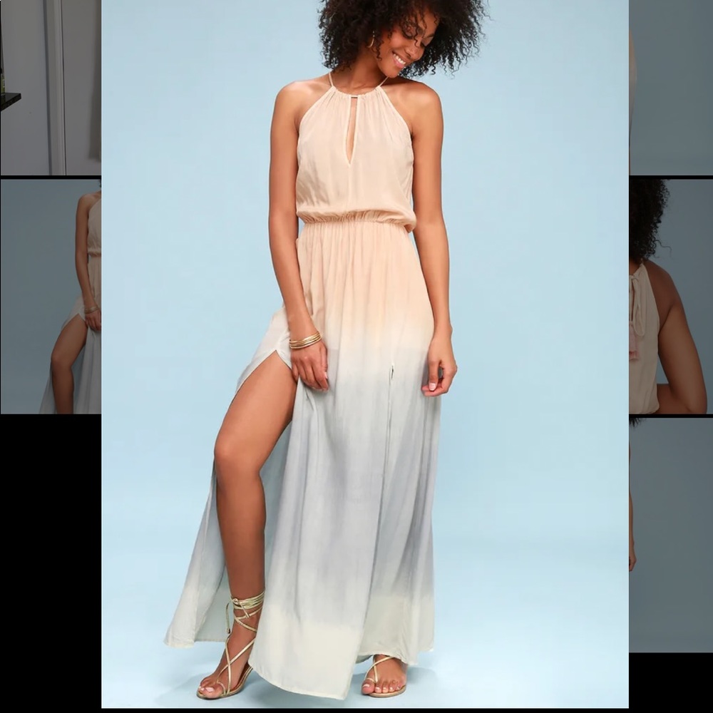 Lulus ombré maxi dress